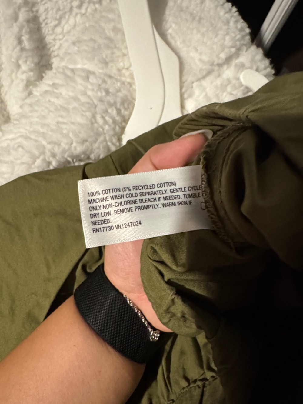 Size 1X Future Collective Olive Drawstring Pants - Picture 4 of 4